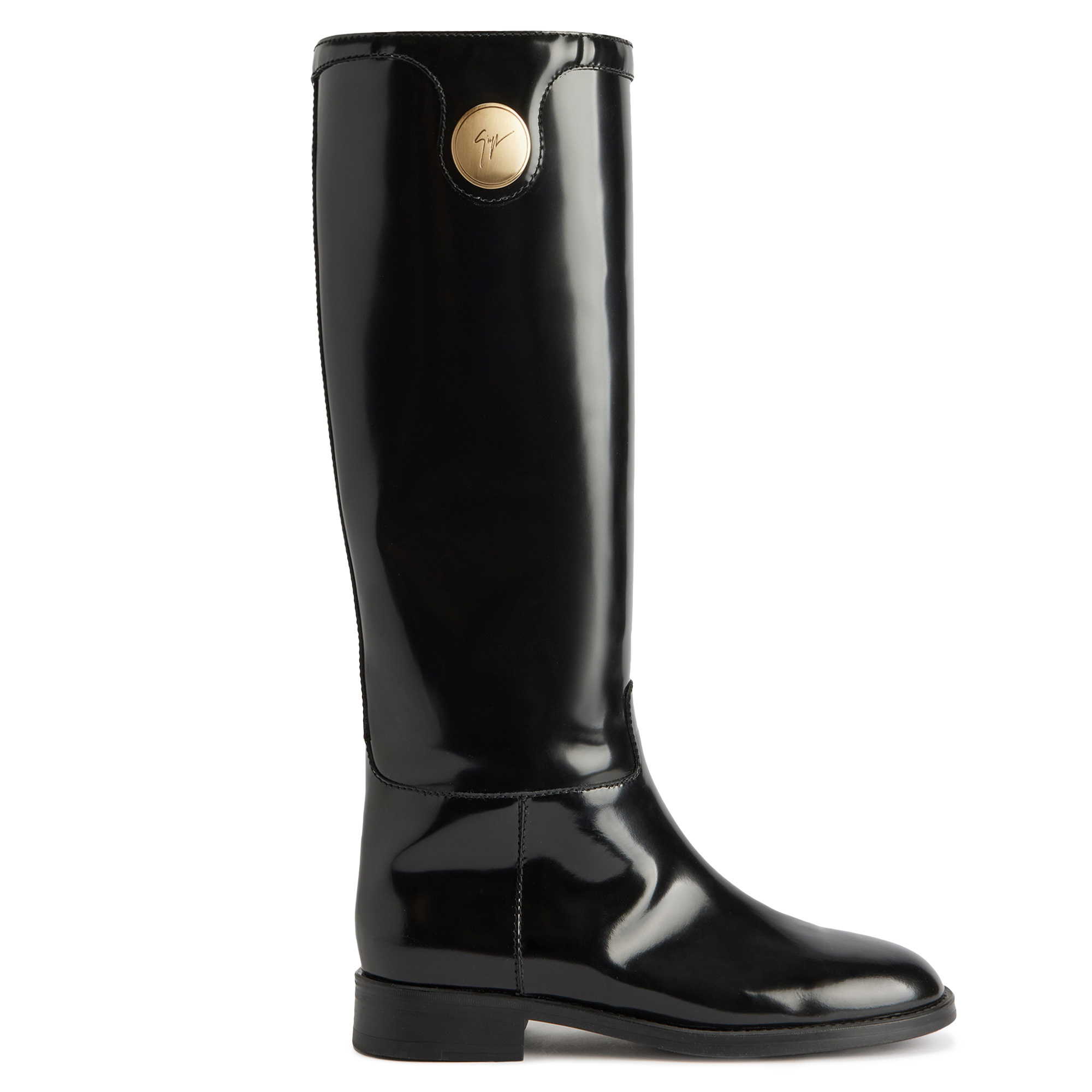 Giuseppe Zanotti Leather Knee-high Boots In Black