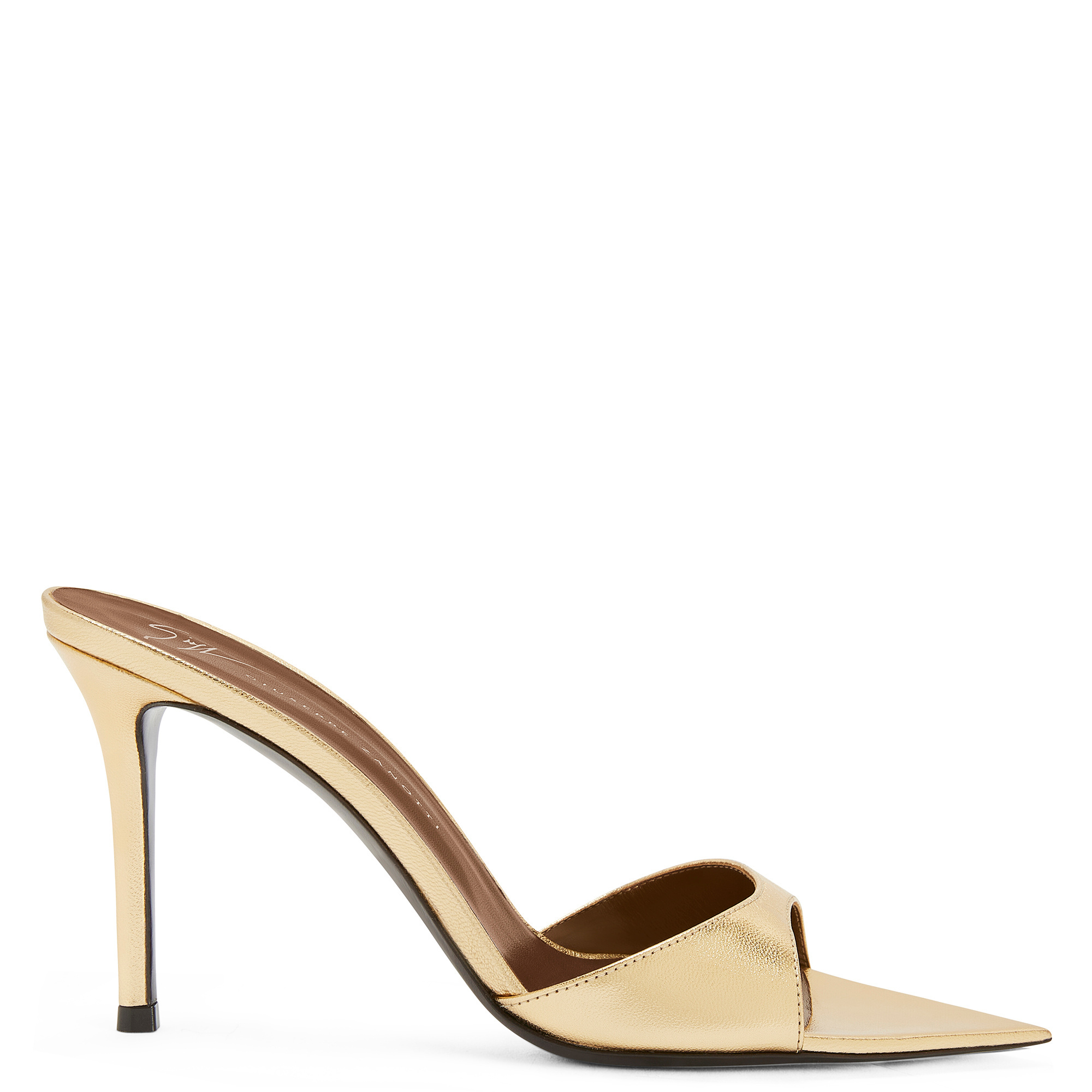 Giuseppe Zanotti Intriigo Strap 90 Sandals In Gold