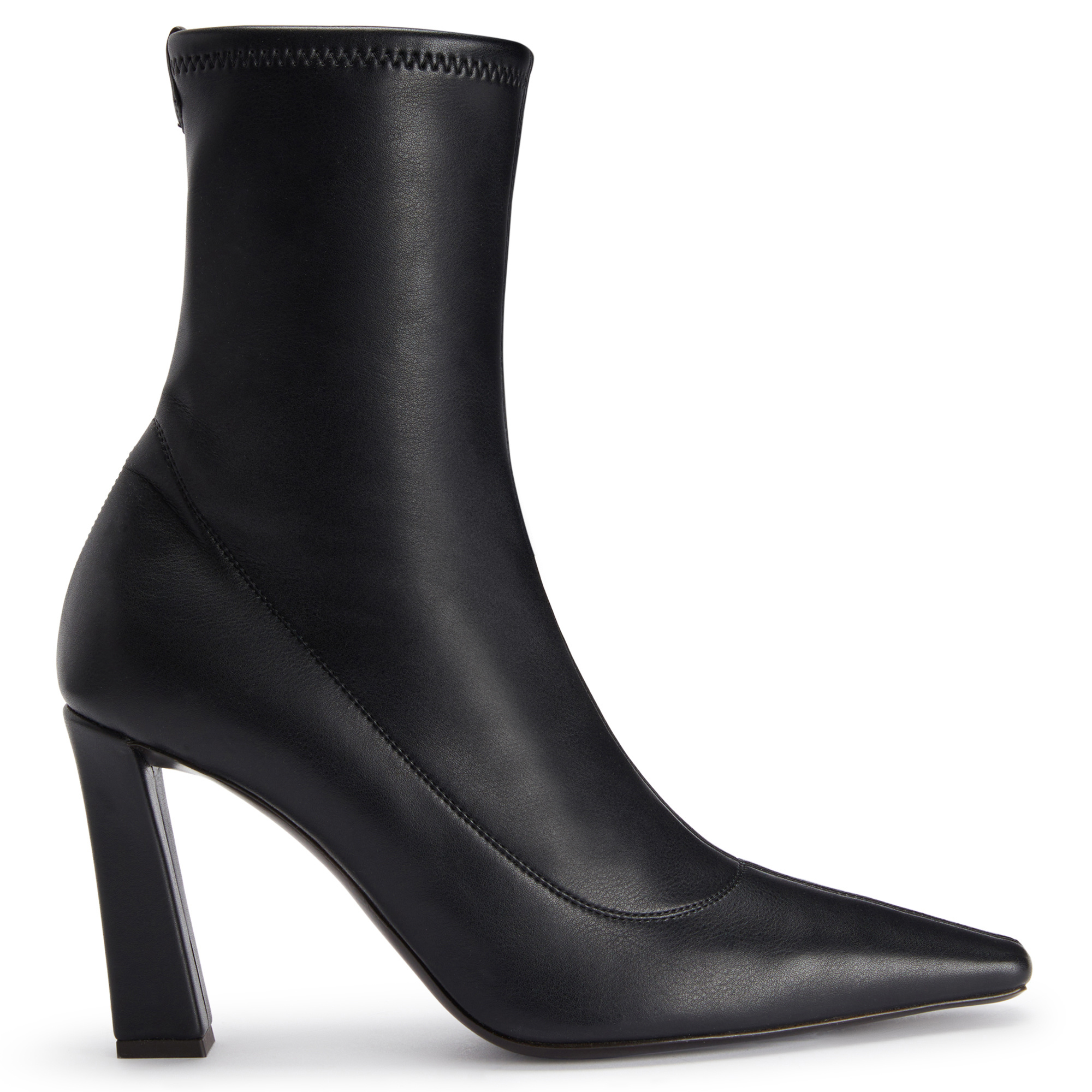 Giuseppe Zanotti Janiee Slip-on Leather Ankle Boots In Black