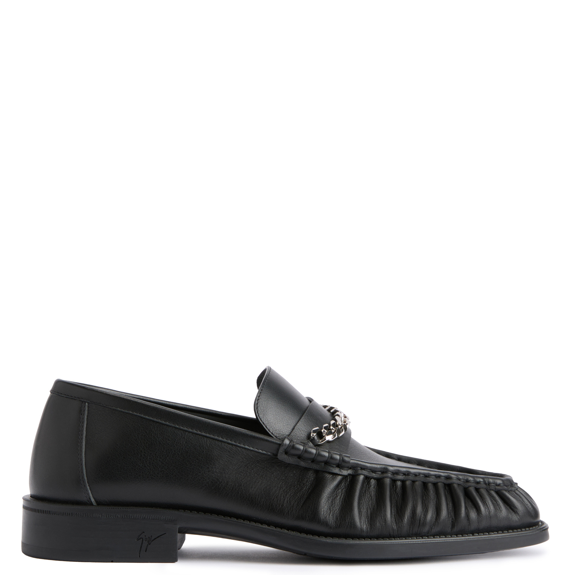 Giuseppe Zanotti WEESTON CHAIN Men's Loafers Black