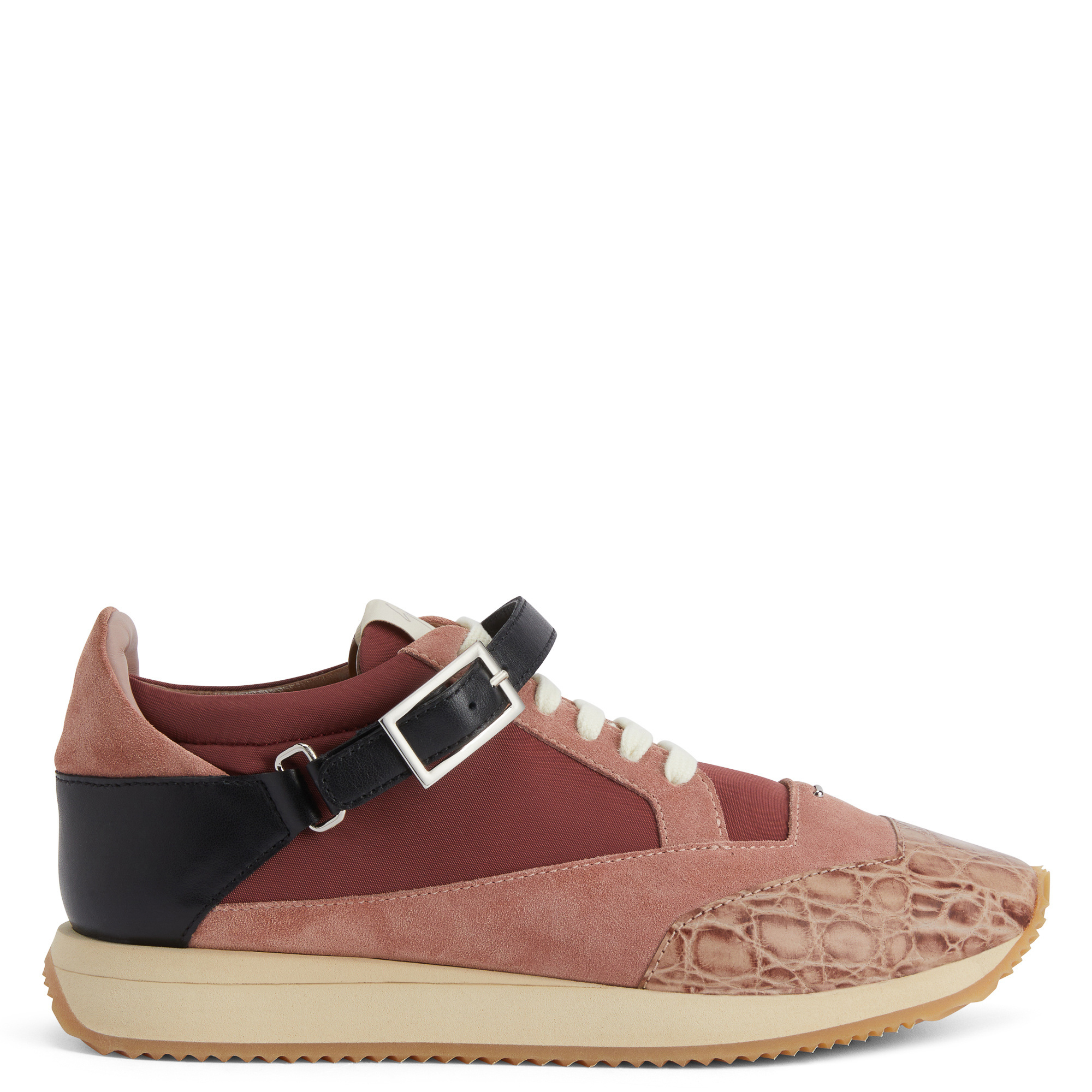 Giuseppe Zanotti Buckle-fastening Low-top Sneakers In Black