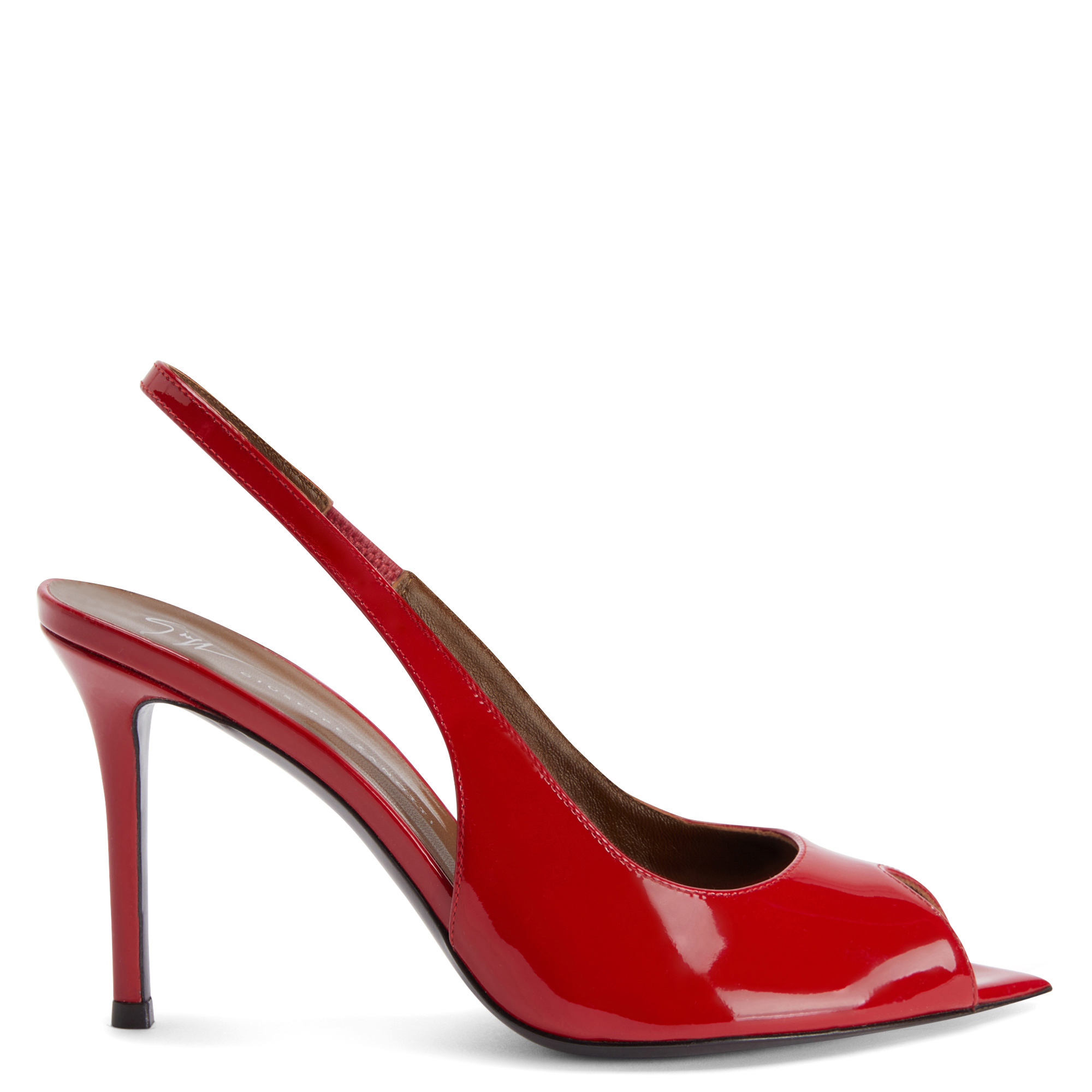 Giuseppe Zanotti Intriigo Open Toe In Red