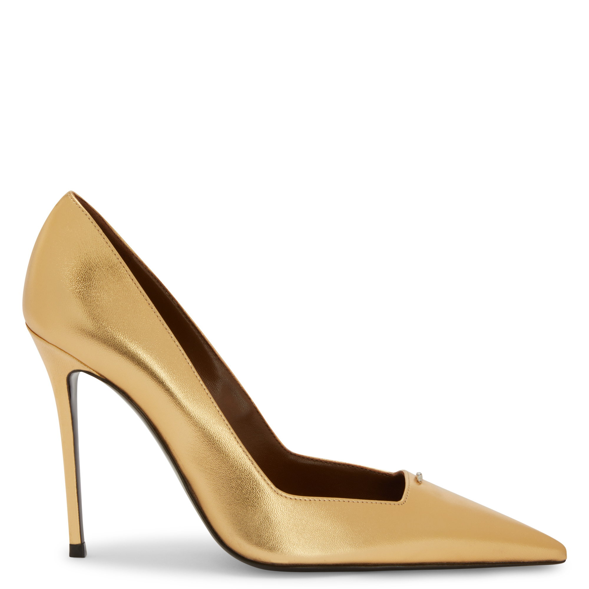 Giuseppe Zanotti 105mm Raquel Pumps In Gold